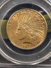 1911-d  10 Gold Indian Au55 Pcgs