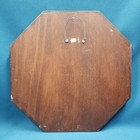 Vtg Mcm 11 75  Aztec Mayan Calendar Octagonal Raised Relief Cream gold Plaque