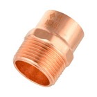 5 Pcs Efield 1   C X 1  Mnpt Copper Male Adapter Fittings  Lead Free