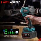 1200nm Electric Impact Wrench 1 2   Brushless High Power Driver With 2 Batteries