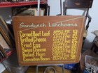 Vintage 1958 Pixley Ehlers Diner Restaurant Chicago Menu Sign Sandwich Luncheons