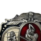 Vintage 1985 Bergamot Rustic Brass Belt Buckle Championship Wrestling