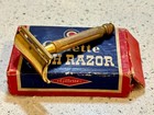 Vintage Gillette Gold Tech Razor In Original Box - Usa Made - Nice 
