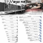 Whdz 140pcs Paintless Dent Removal Kits     Car Auto Repair Puller Push Rod Tools