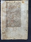 Leaf From A 13th Century Medieval Latin Manuscript Of Aristotle   s Metaphysics