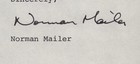Norman Mailer - Typed Letter Signed 04 13 1981