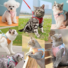 Cat Harness  Leash   Collar Set  Escape Proof  Kitten Vest  For Walking  Easy