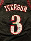 Philadelphia 76ers Hof Legend Allen Iverson Signed Jersey With Jsa Certification