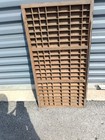 Hamilton Wood Oak Printers  Drawer Letterpress Type Set Case Shadow Box 