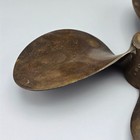 Vintage 3-blade Brass Or Bronze Boat Propeller