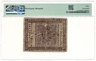Fr  Cc-59 Feb  26  1777  6 Continental Currency Pmg Vf30  previously Mounted 