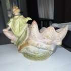Vintage Numbered Victorian Lady Vase Figurine Planter Andrea Made In Japan