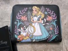Nwt Loungefly Disney Alice In Wonderland   White Rabbit Drawing Mini Zip Wallet