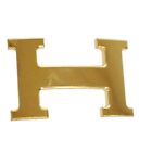 Hermes H Logo Constance Buckle Ghw Gold-plated Belt Accessory 61rh331