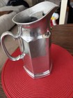 Vintage Wilton Armetale 10  Octagonal Water Pitcher Rwp Columbia Pa Usa Pewter