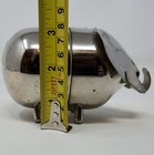 Metal Coin Piggy Bank Elephant Vintage Unbranded   1950s-60s 