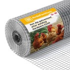16  X 10ft Hardware Cloth - 1 2  19 Gauge Galvanized Wire Mesh For Garden Fencin