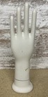 Vtg 1988 General Porcelain Glove Mold Left Hand Sz 6 1 2 Blue Stripes White