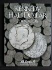 Set Of 2 - He Harris Kennedy Half Dollar Coin Folders   3-4 2000-2026 Album Book