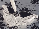 Black   White Guest Book   Pen Set   Elegant Wedding Keepsake