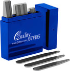 40 Metal Collar Stays For Men s Dress Shirts     3 Sizes In Divided Sapphire Box