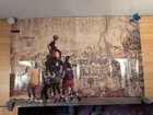 Vintage 1989 Nike Michael Air Jordan Playground Basketball Poster 24  X 36 