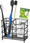 304 Stainless Steel Bathroom Toothbrush Holder Toothpaste Holder Stand Bathro   