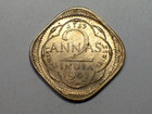 1941 India-british  2 Annas    Km 541   Nice Unc     Sn8214