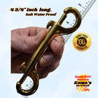 4 3 4  Marine Grade Solid Brass Vintage Look Double Ended Snap Hookthumb Clasp 
