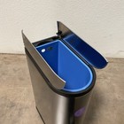 Simplehuman 18l   4 8gal Butterfly Lid Step Trash Can Cw2058 Stainless Steel