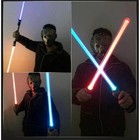 Star Wars Lightsaber Darth Maul Saber Double Dual Staff  lot Of 2 Single Sabers 