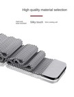 18mm 20mm 22mm Quick Fit Milanese Loop Bracelet Stainless Steel Watch Band Strap