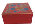 Vintage Otagiri Lacquerware Coasters Set Of 4 Golden Butterfly Mcm Japan Boxed