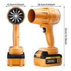 Cordless Leaf Blower 29000 Rpm Battery Powered Handheld Blower Driveway And Snow