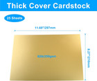 25 Sheets Gold Metallic Cardstock Paper 8 5 X 11 Inch A4 Size 250gsm 92lb Thi