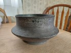 Antique 1774 Islamic Ottoman Tinned Copper Bowl   Under Plate Hand Forged 