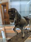 Antique Composite Horse Pull Toy On Platform