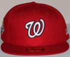 Washington Nationals New Era 59fifty Fitted Hat 2019 World Series Cap Size 8  7r