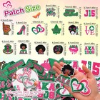 Xandova 15 Pcs Sorority Iron On Patches  Aka 2 Inches  15pcs