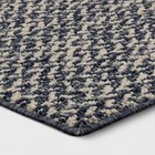 2 6 x3 8  Washable Weave Herringbone Accent Rug Indigo - Threshold
