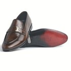 Handmade Men Brown Leather Moccasins Dress Shoes  Loafer  Men Wedding New Shoes 