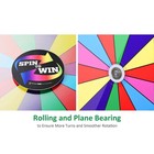 Winspin Prize Wheel 12    18    24  Tabletop 24    36  Dual Use  Fortune