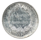 France  French Indo-china 1913-a Piastre Silver Coin Km 5a 1