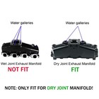 Fit Mercruiser Dry Joint V8 Exhaust Manifold Riser Kit 865735a02 864591t02