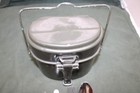 Vintage East German Military Army Ddr Nva Aluminum Field Mess Kit Set Jm13