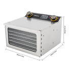Food Drying Machine Fruit Dehydrator Stainless Steel For Home Use   6 Grid Trays