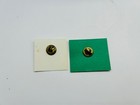 Set Of 2 Vintage Girl Scouts Membership Gold Star Metal Badge Pins Pinback 9-652