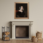 Large 19th Century English School Portrait Of A Victorian Lady