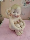 Pr 6  Antique German Gebruder Heubach Naked Sitting Piano Baby Babies Dolls