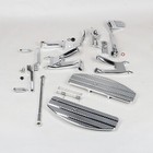 Chrome Rider Forward Control Floorboards For Harley 18-25 Low Rider Fat Bob Fxst